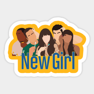 New girl Sticker